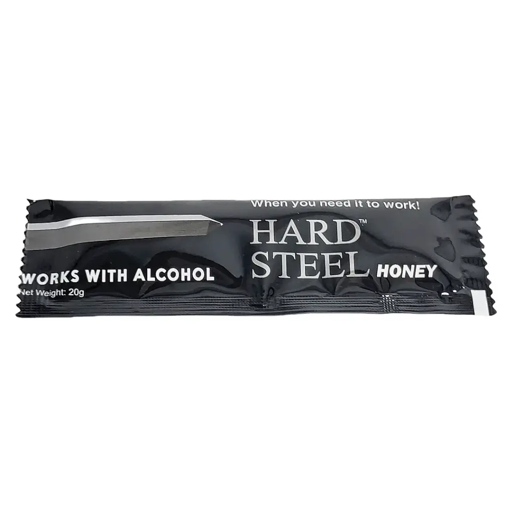 Hard Steel Honey 20g Pouch (Works with Alcohol)
