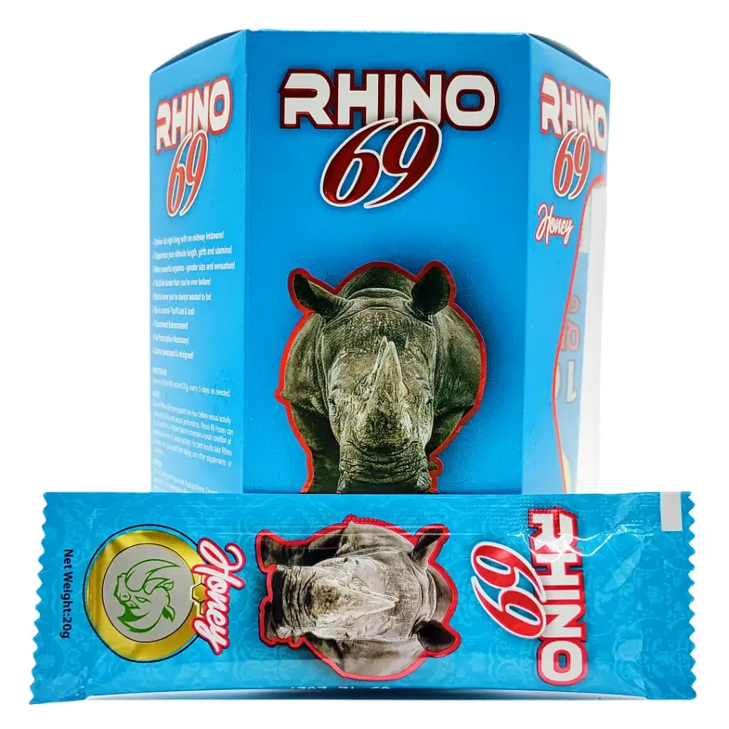 Rhino 69 Blue Honey 20g x 24 Pouches