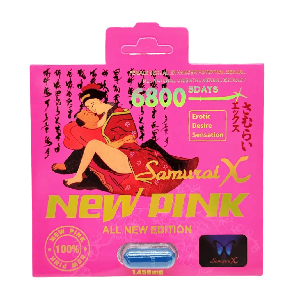 Samurai X New Pink 1450mg Capsule (for Female)