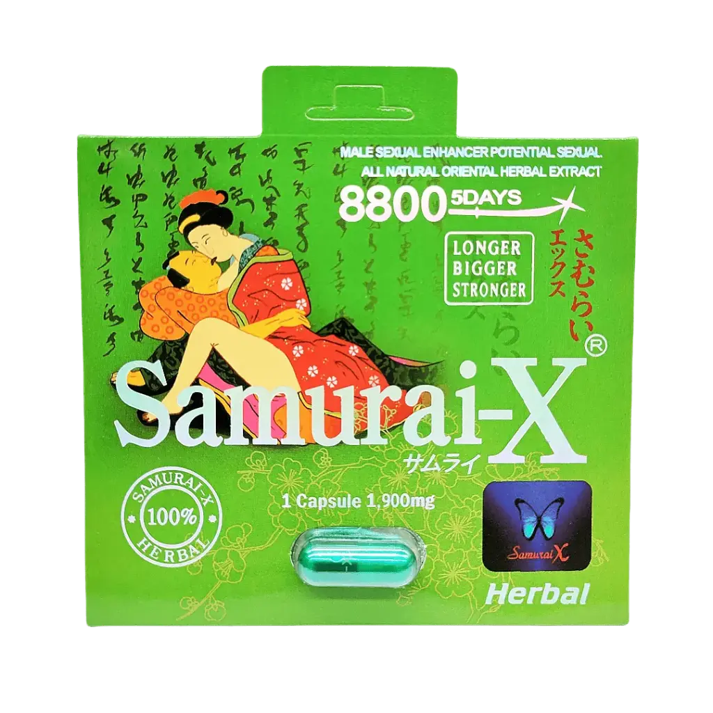 Samurai X New Green 1900mg Capsule