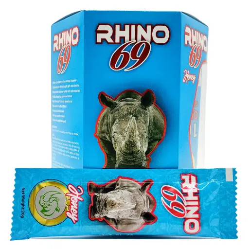 Rhino 69 Blue Honey 20g x 24 Pouches