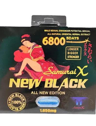 Samurai X New Black 1650mg Capsule