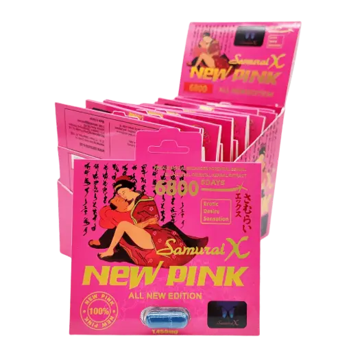 Samurai X New Pink 1450mg Capsule x 24 (for Female)