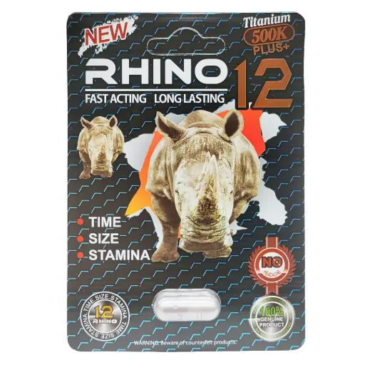 Rhino 12 Tianium 800mg Capsule
